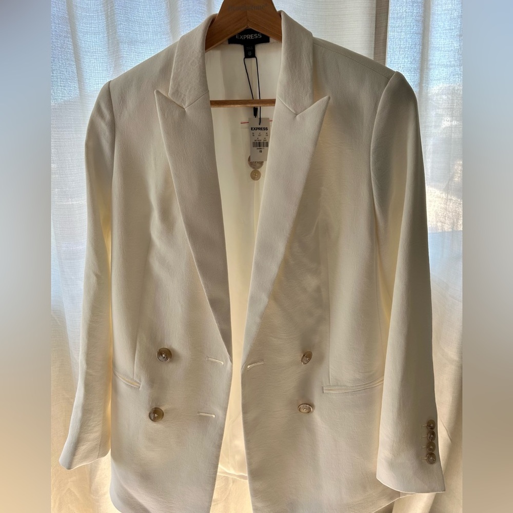 Women Express Ivory Blazer